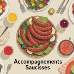 Table conviviale avec quoi accompagner des saucisses