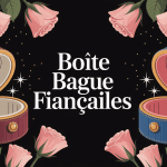 boite bague fiancaille différentes élégantes ouvertes