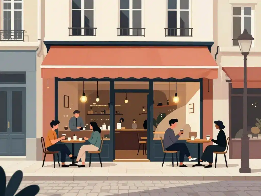 scène cafés Lille classique