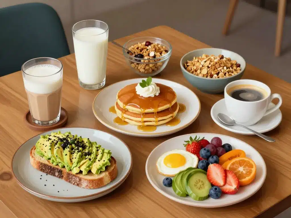 plats boissons signature milk & pug brunch sur table