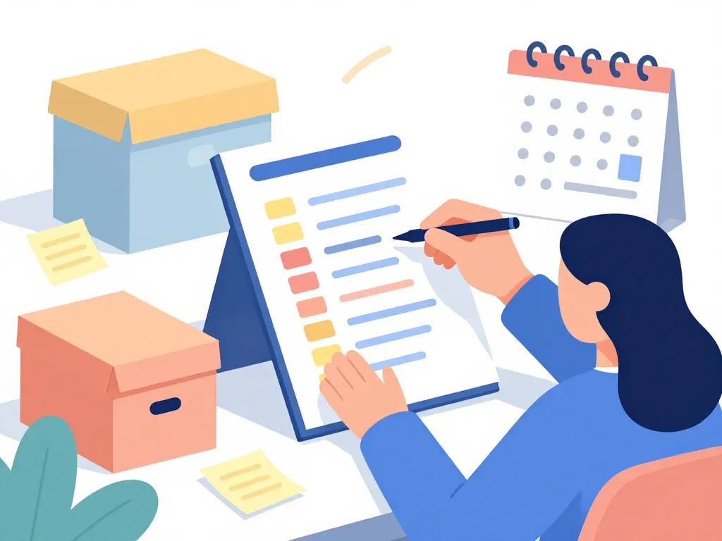 check-list déménagement à imprimer organisation étapes déménagement