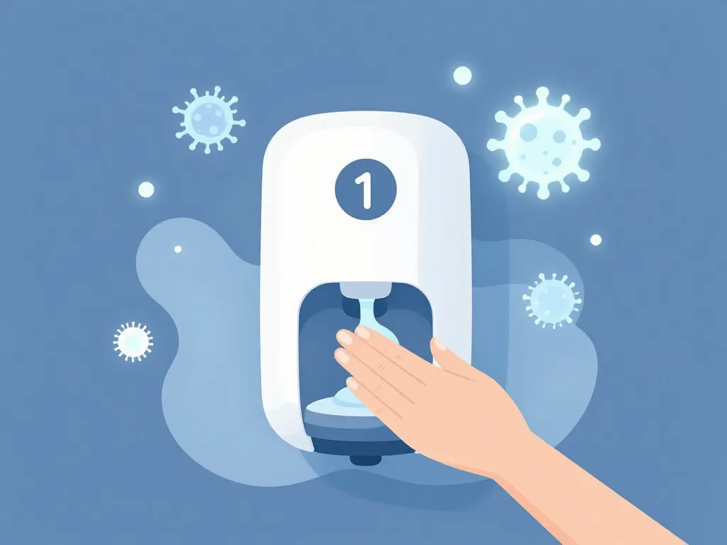 mains propres distributeur de savon automatique contactless