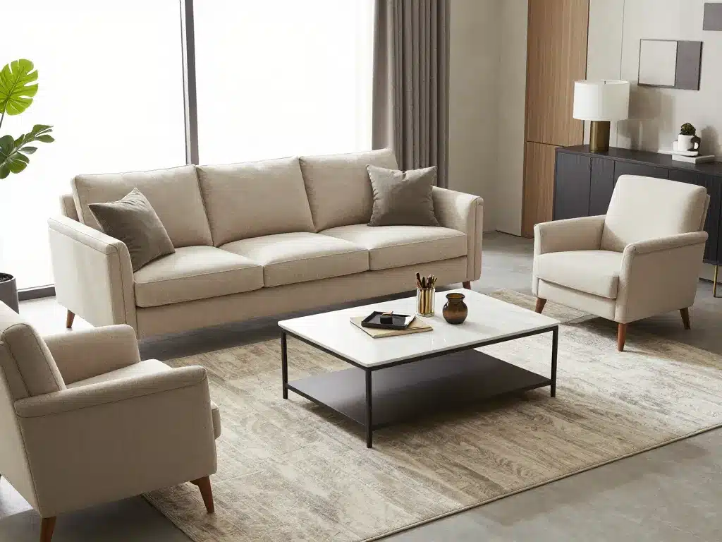 déco salon chic et classe disposition salon