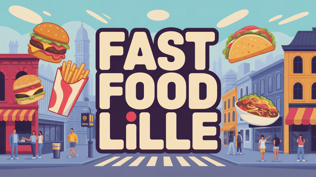 illustration fast food Lille diversité types et lieux