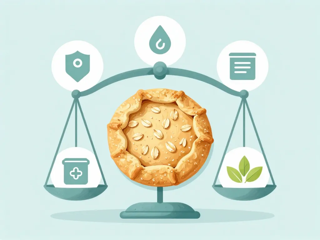 Galette au flocons d'avoine équilibre nutrition et santé