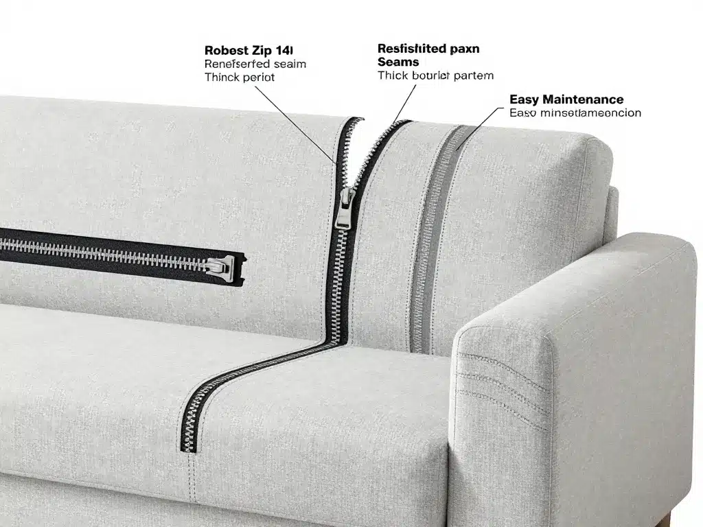 housse bz 140 avec fermeture éclair qualité et robustesse