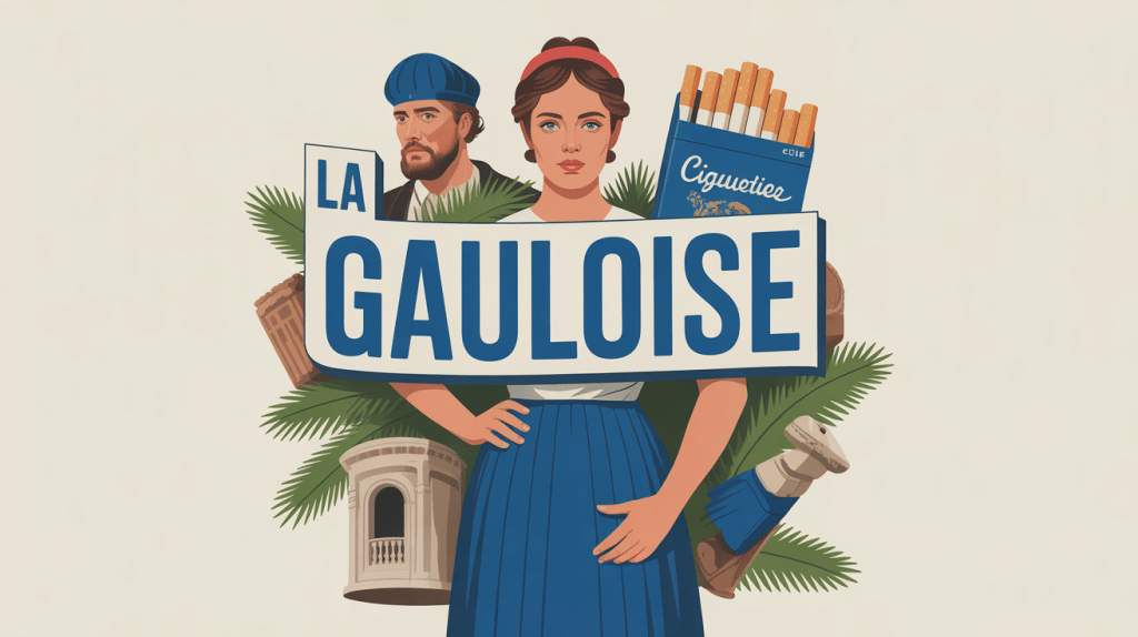 illustration la gauloise figure emblématique française