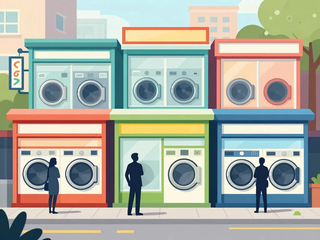 différentes laveries automatiques dormoy rue