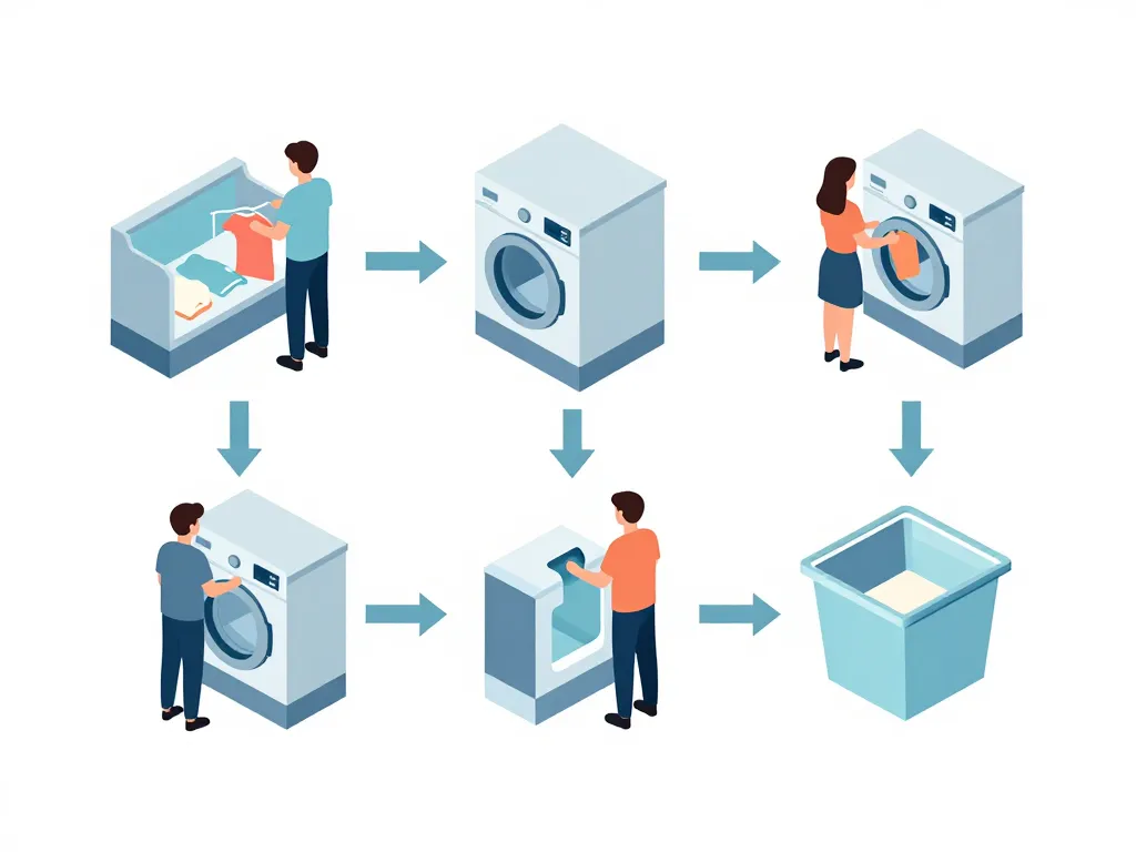 processus laverie automatique dormoy étape par étape