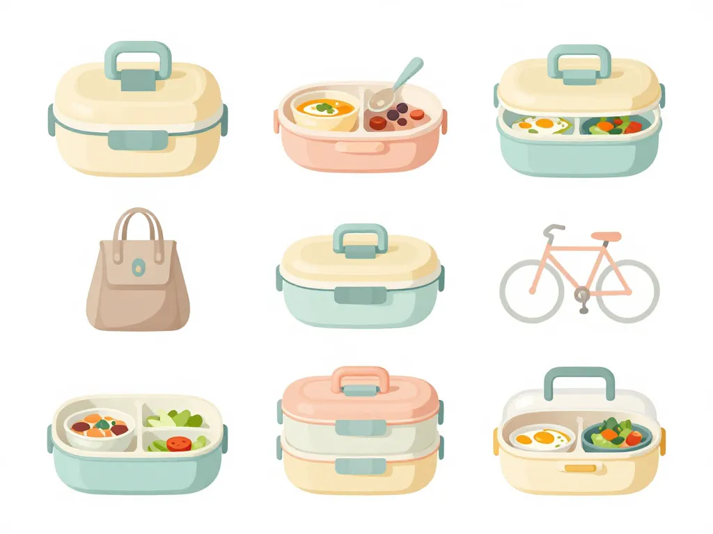 Diagramme comparatif lunch box isotherme tailles et usages