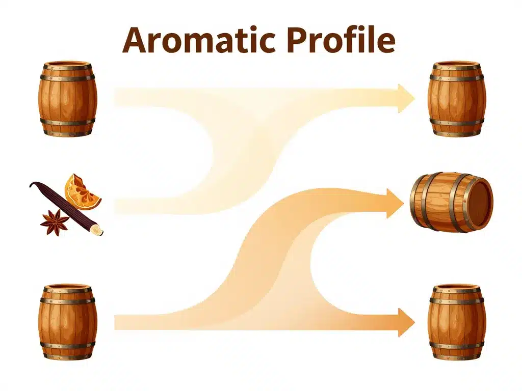 diagramme macallan s arômes selon type de fût