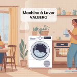 machine a laver valberg illustration electro menager