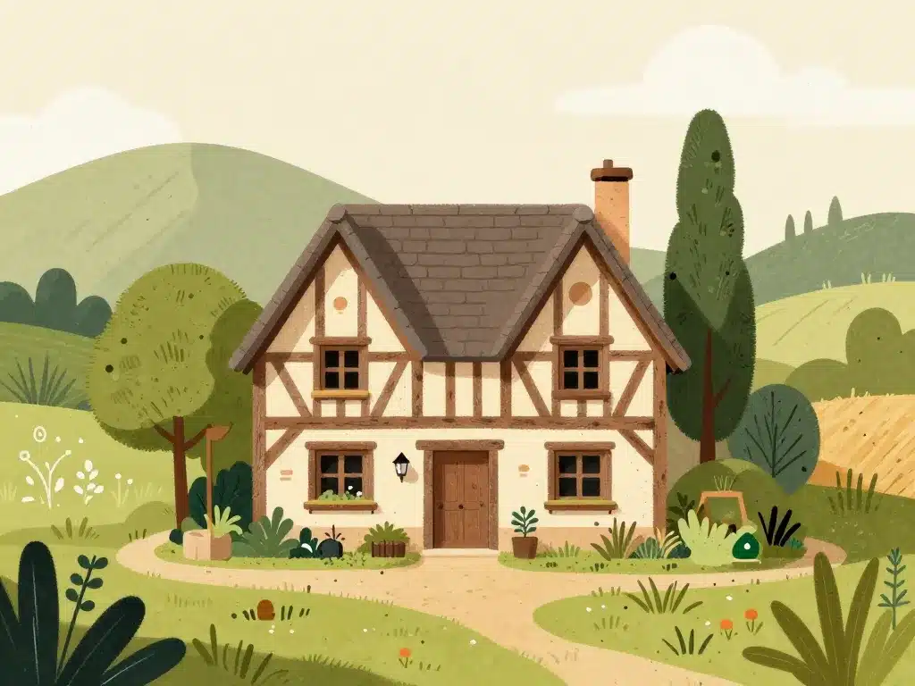 maisons en torchis illustration atouts écologiques