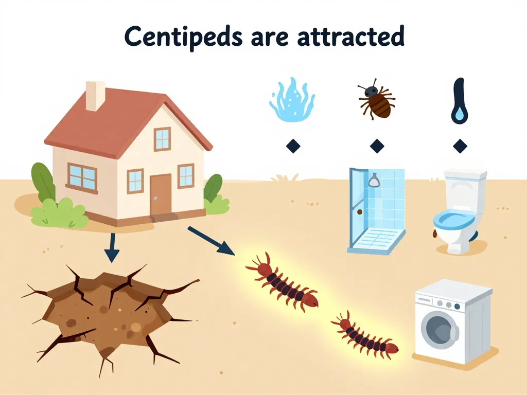 diagramme causes mille pattes dans la maison