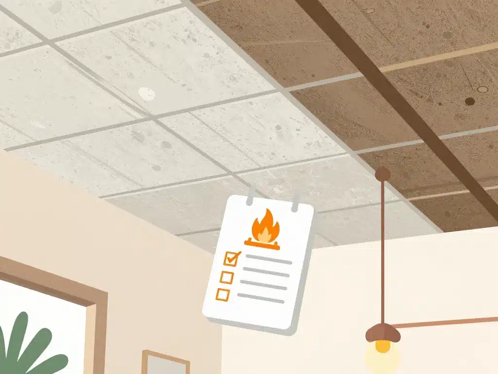 plaque polystyrène plafond interdit, contexte et dangers