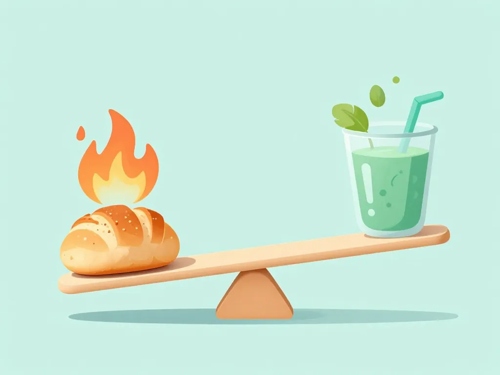 poids d un petit pain mis en balance avec calories et nutriments