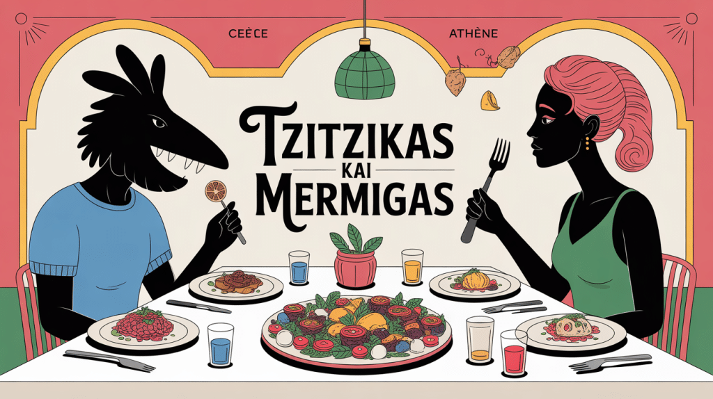 illustration du restaurant tzitzikas kai mermigas à athènes