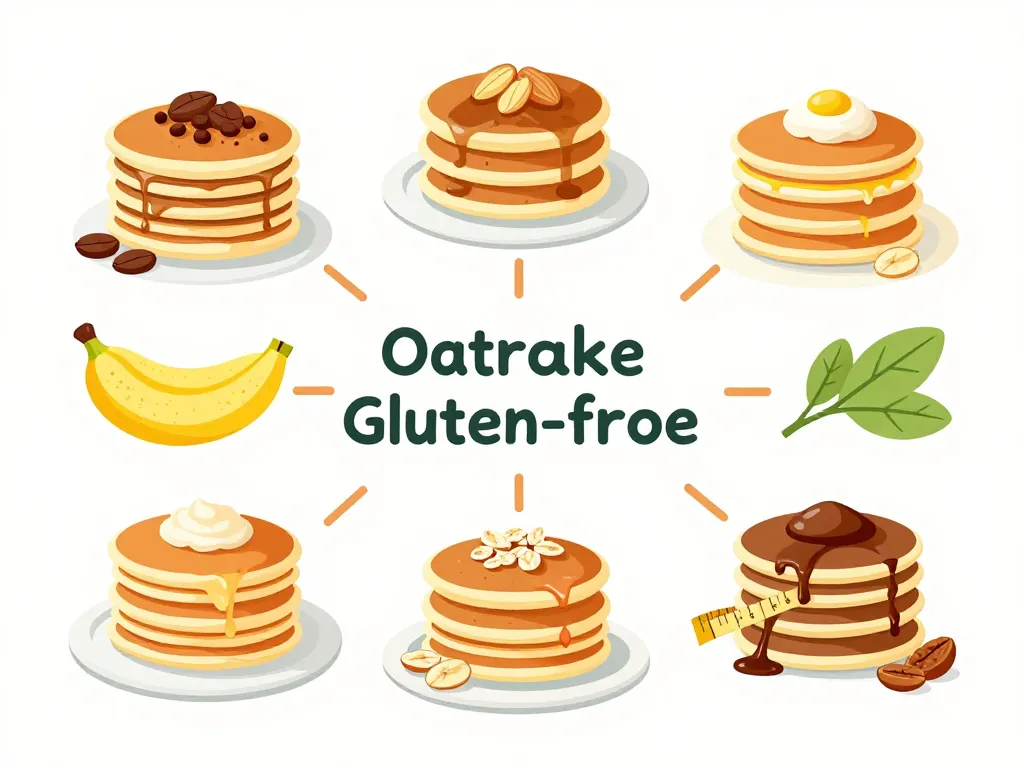 différentes variantes galette flocon d'avoine banane healthy