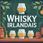 illustration ambiance chaleureuse whisky irlandais