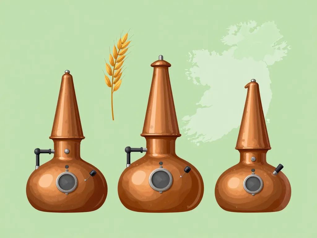 diagramme des particularités du whisky irlandais