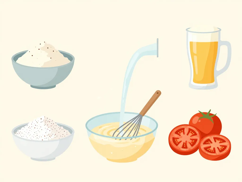 beignets de tomates vertes recette étapes pâte à beignet