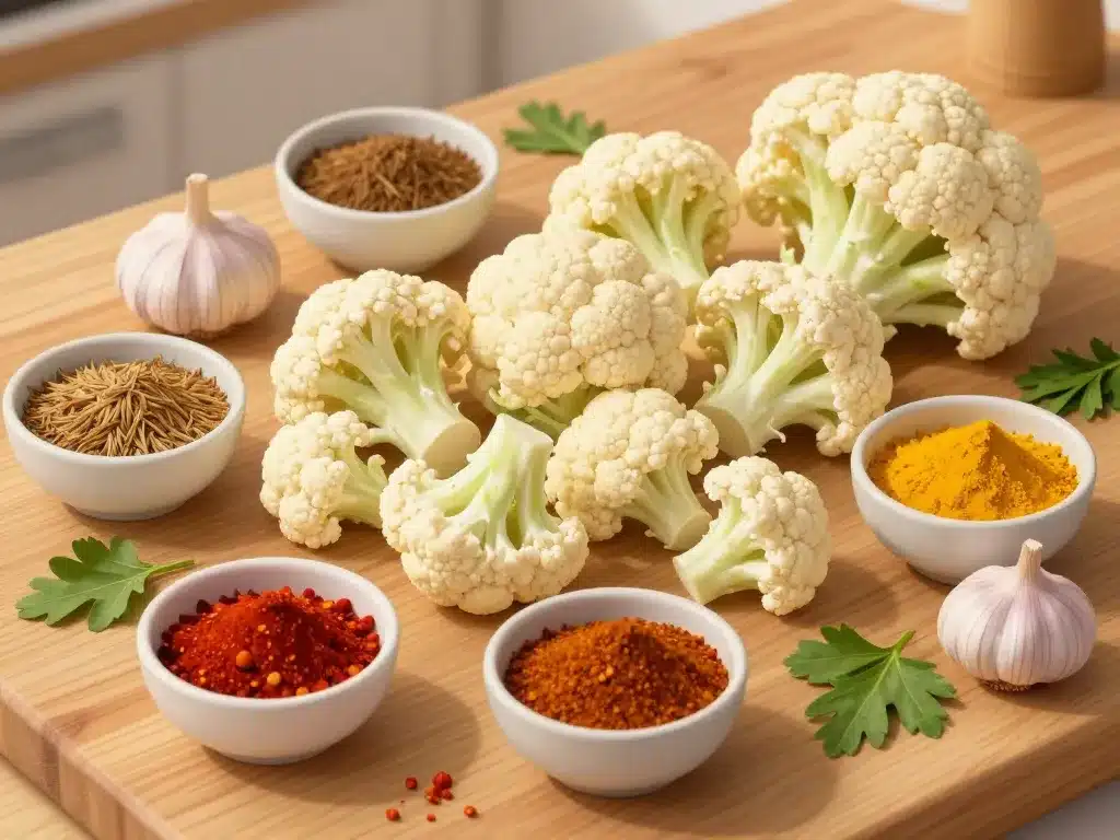chou-fleur recette marocaine bases ingrédients épices