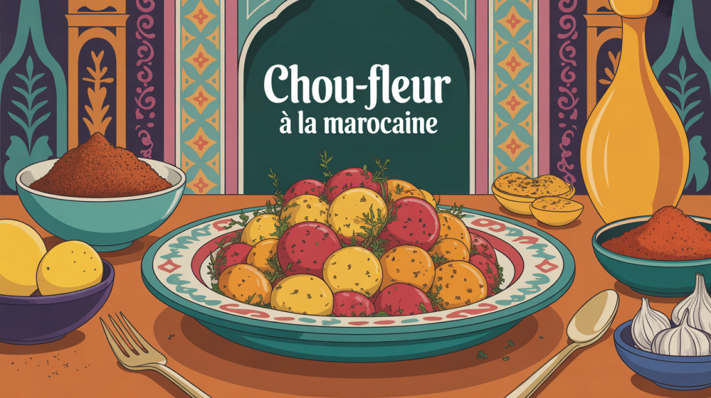 chou-fleur recette marocaine plat familial convivial