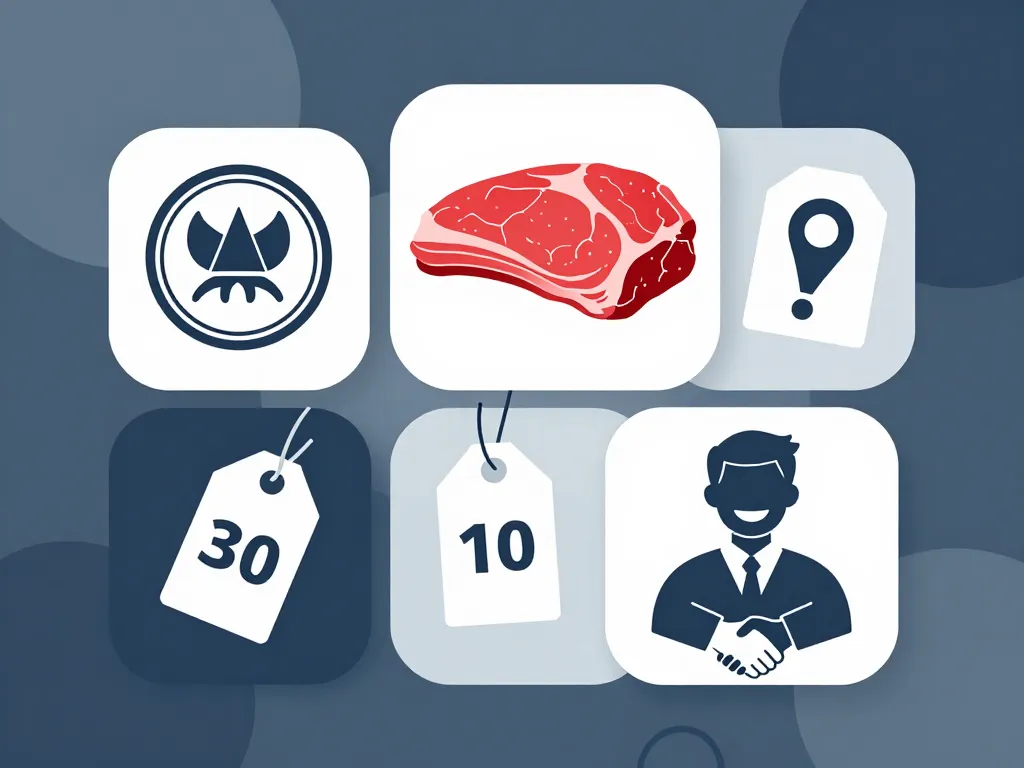 infographie critères boucherie halal mont de marsan