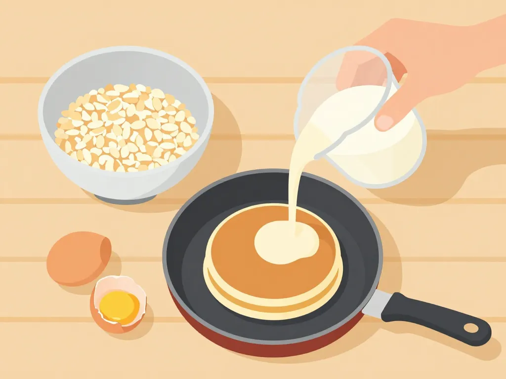 preparation galette d avoine moelleuse avec ingredients