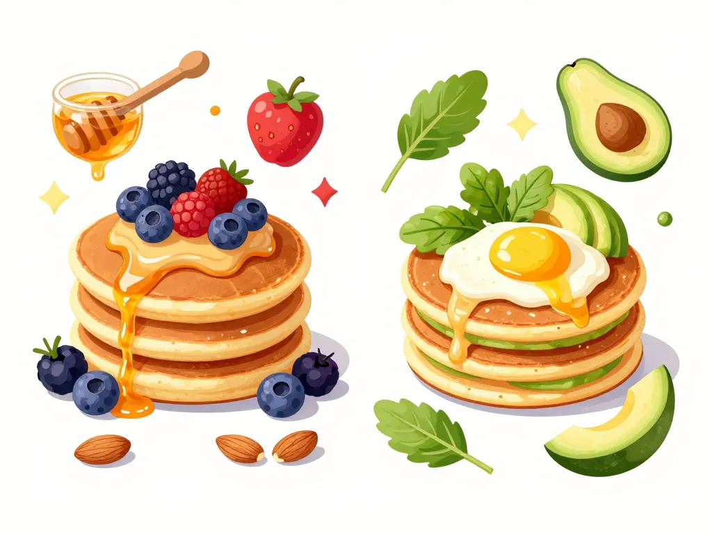 galette d avoine sucrée fruits ou salée avocat oeuf