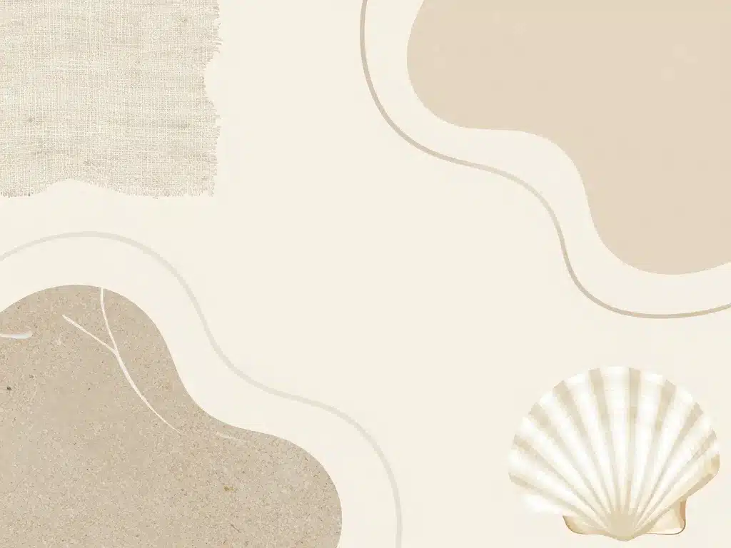 Fondations déco maison coquillage, lignes organiques et textures naturelles