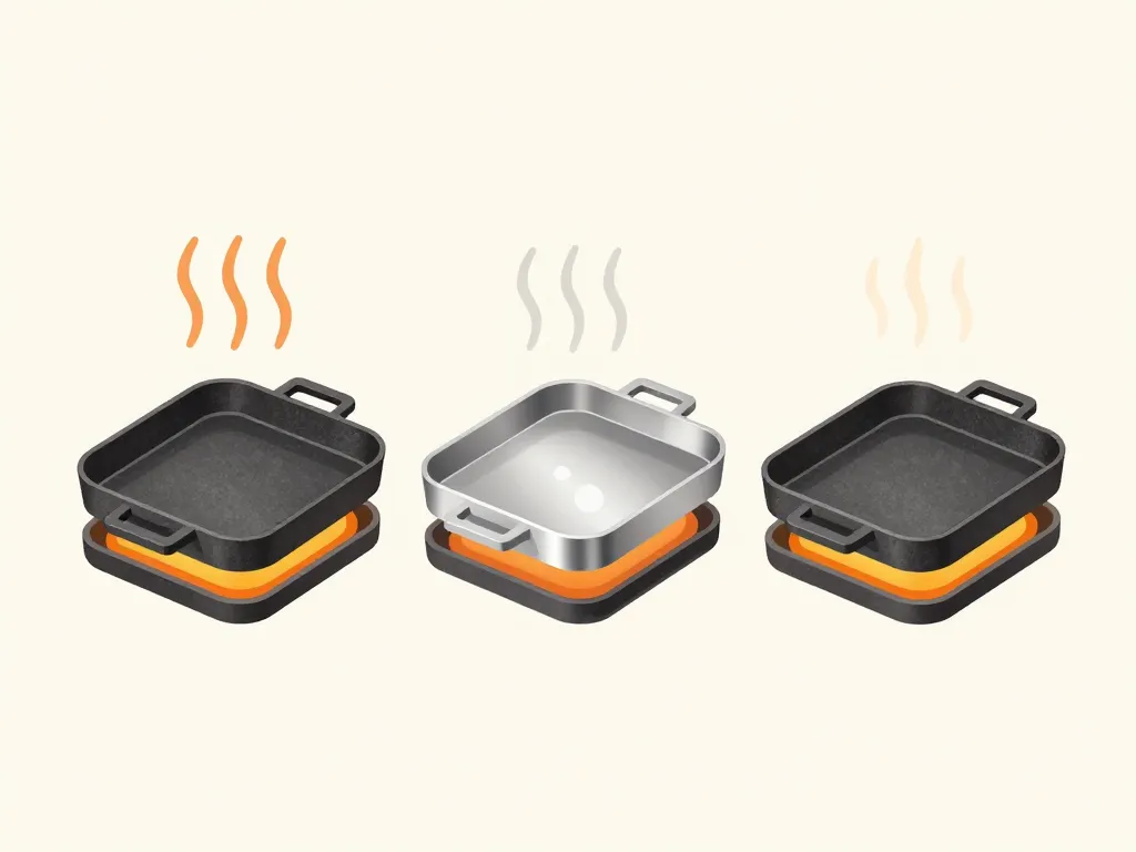 meilleure plancha matériaux diagramme surface