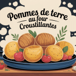 Pommes de terre au four croustillantes façon grands-mères en plat familial rustique