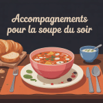 accompagnements pour que manger avec une soupe le soir