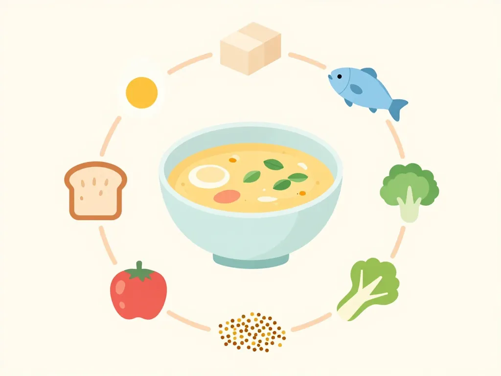 repas équilibré que manger avec une soupe le soir