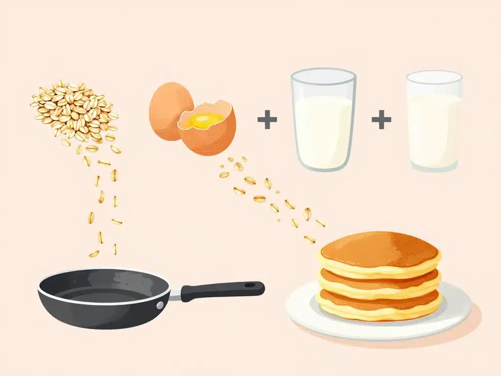 recette pas a pas galette aux flocons d avoine