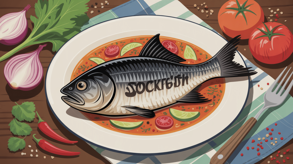 Recette du stockfish en sauce avec ingrédients frais