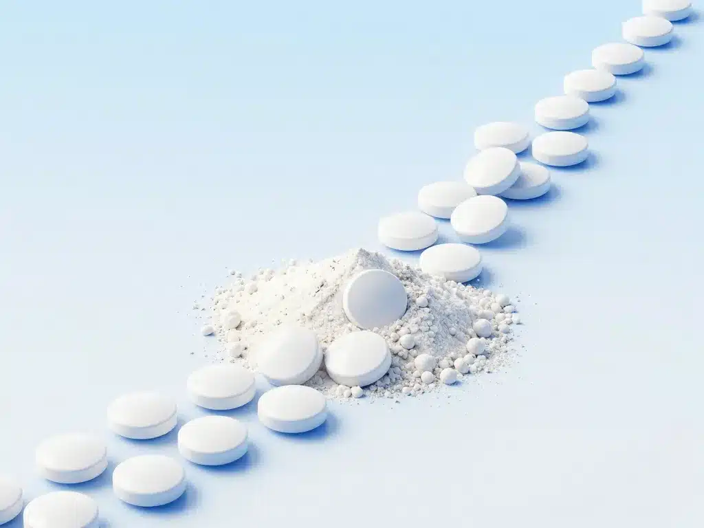 transformation poudre en pastille pastillage