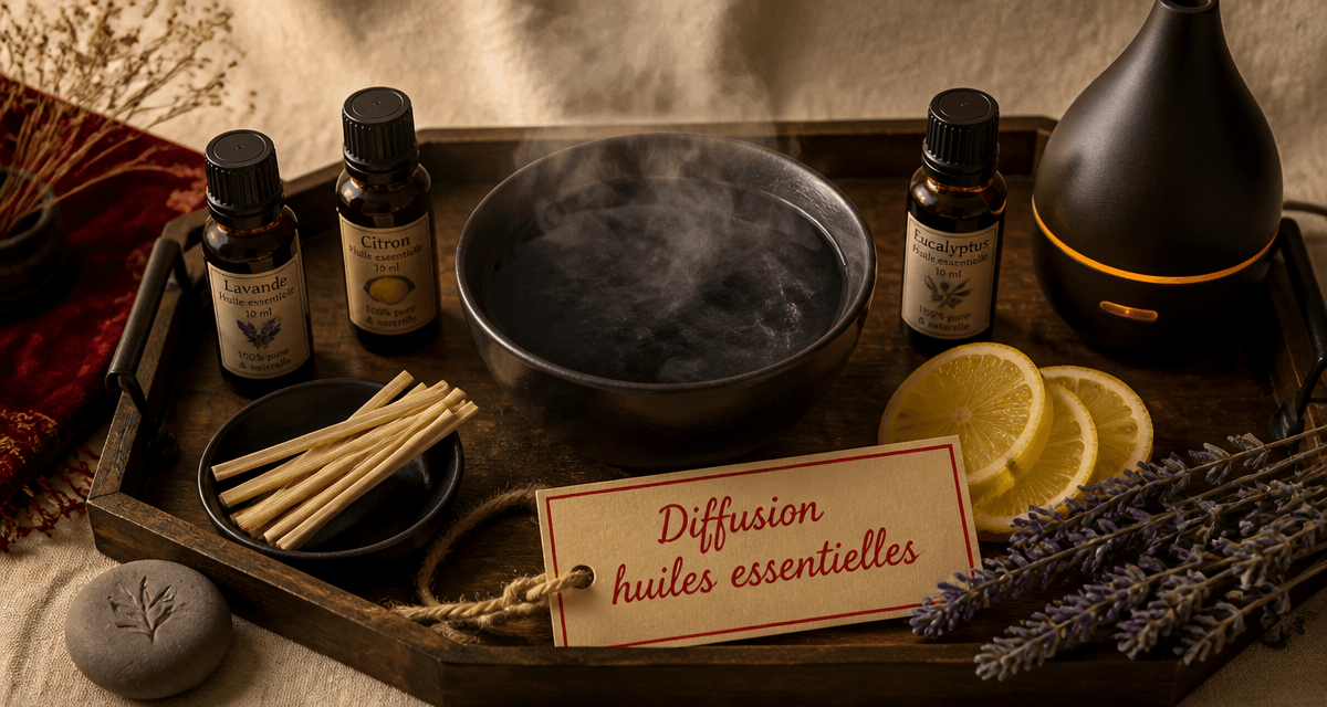 comment diffuser huile essentielle sans appareil