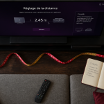 quelle distance entre tv et canapé vue du dessus
