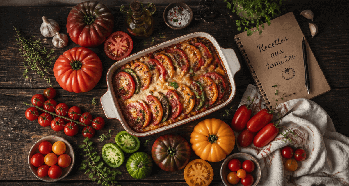 recette avec tomates tian et variétés