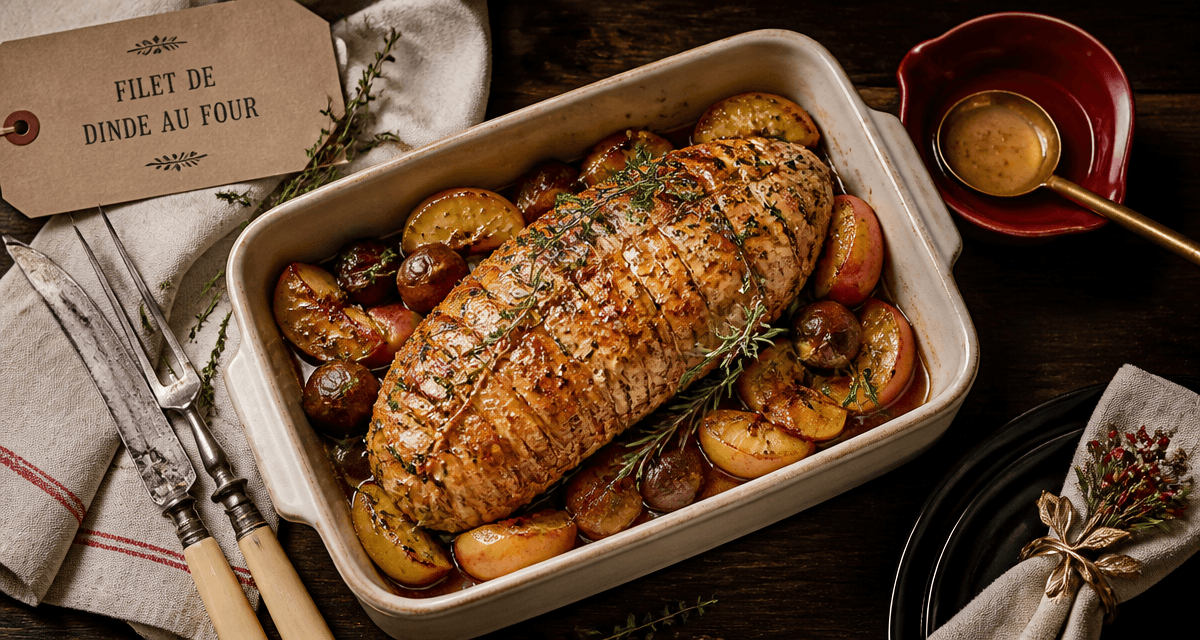 recette filet de dinde au four moelleux doré et juteux