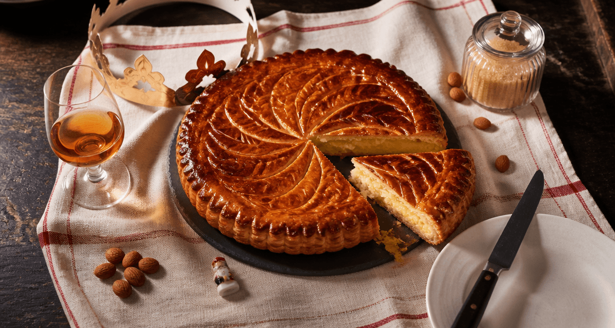 recette pour la galette des rois sur table chic