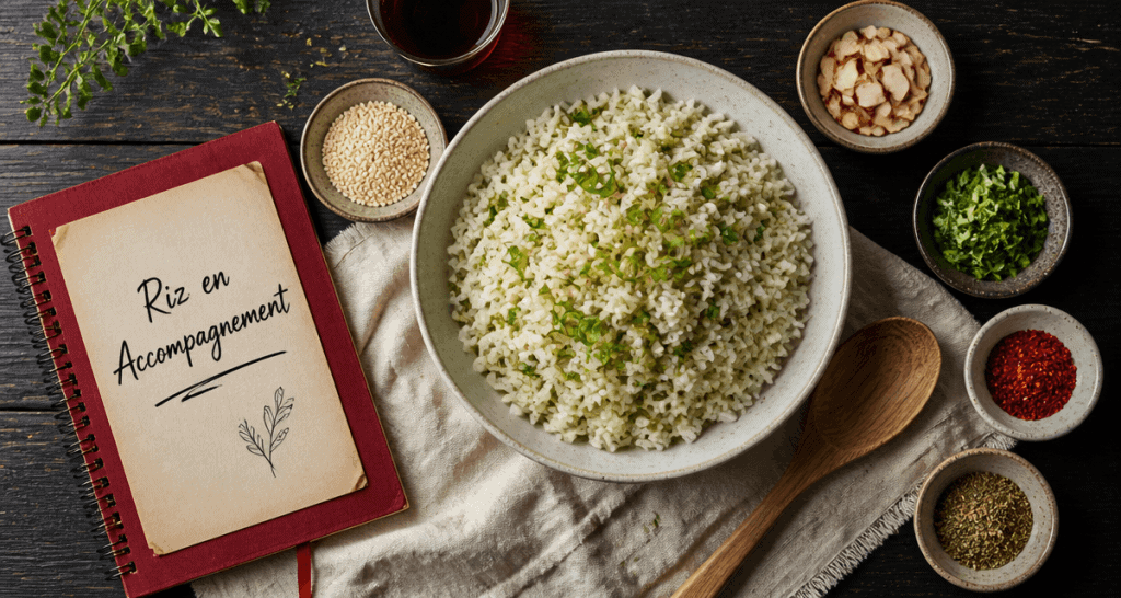 riz en accompagnement recettes bol pilaf herbes