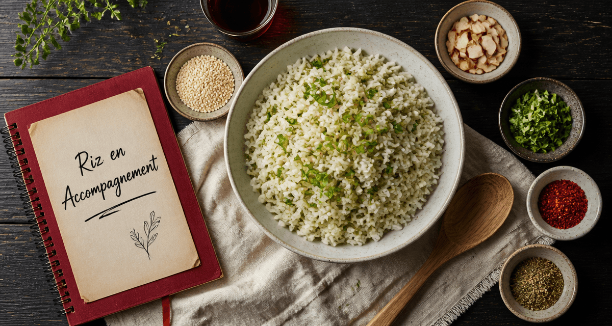 riz en accompagnement recettes bol pilaf herbes