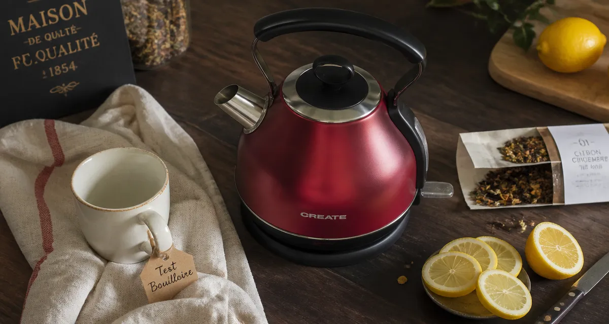 bouilloire create avis en cuisine rétro