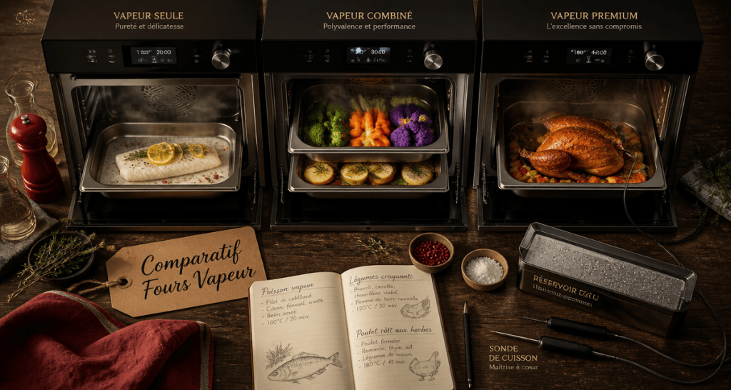 Four vapeur avis modèles ouverts plats cuisinés