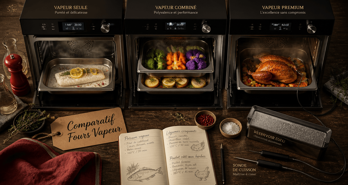 Four vapeur avis modèles ouverts plats cuisinés