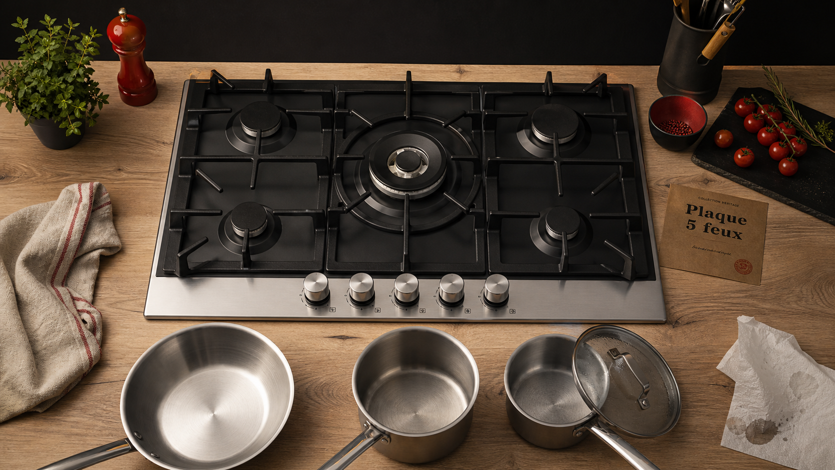 Meilleur plaque de cuisson gaz 5 feux : sécurité et puissance