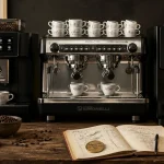 meilleure machine à café professionnelle, trois modèles sur plan de travail